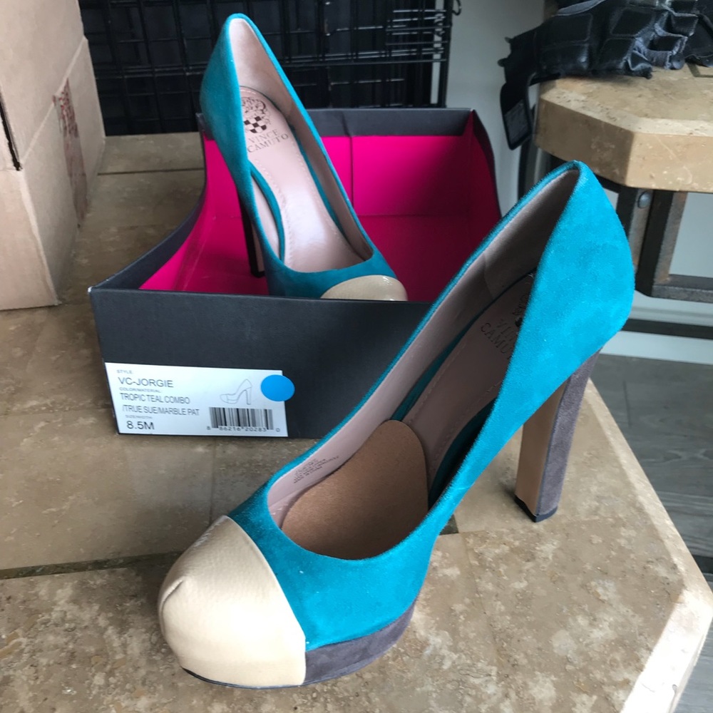 Tropic teal combo/true sue/marble pat shoes